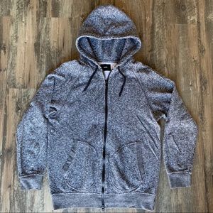 Urban Outfitters BDG unisex charcoal zip up hoodie